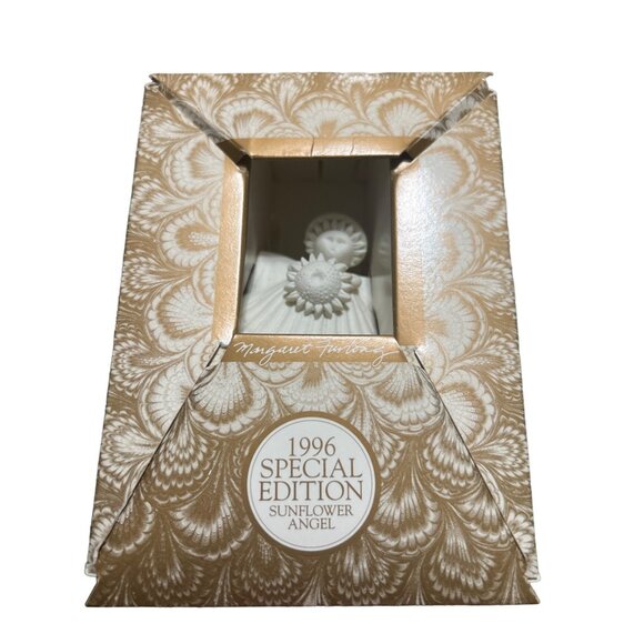Margaret Furlong Designs Sunflower Angel Special Edition 1996 Ceramic Ornament - Picture 10 of 11